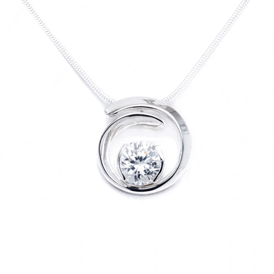 Silver Cubic Zirconia