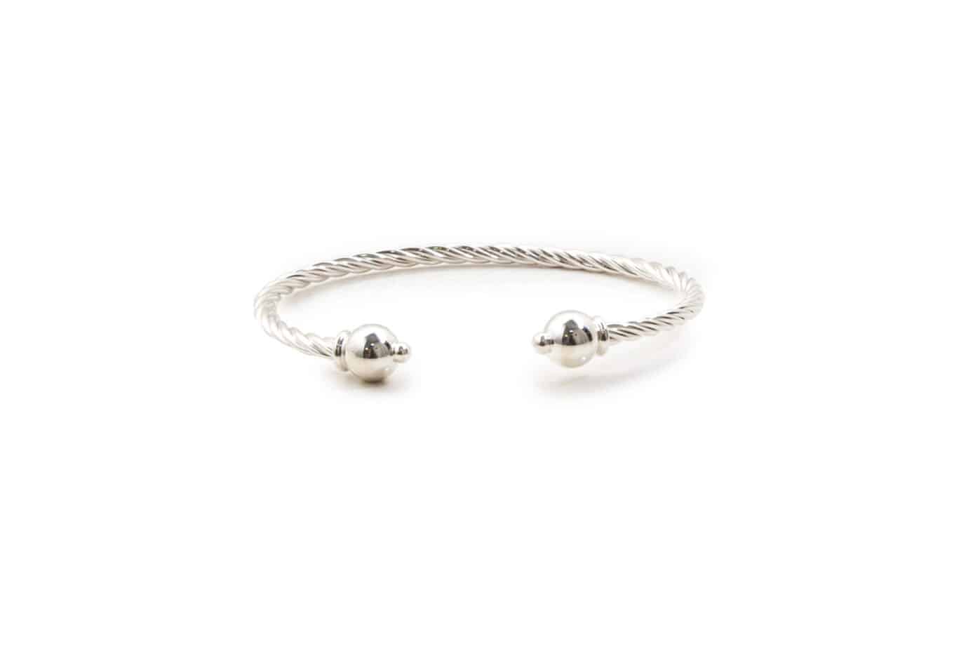 Cape Cod Twist Cuff Bracelet - Sterling Silver