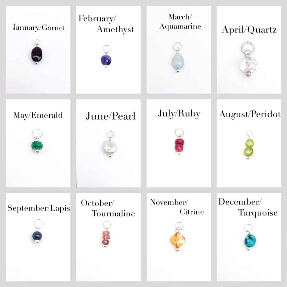 Birthstone Chart
